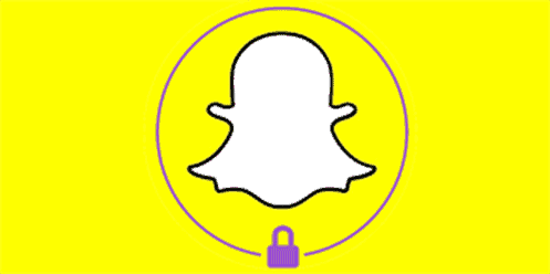 Snapchat Purple Ring with a Lock 
